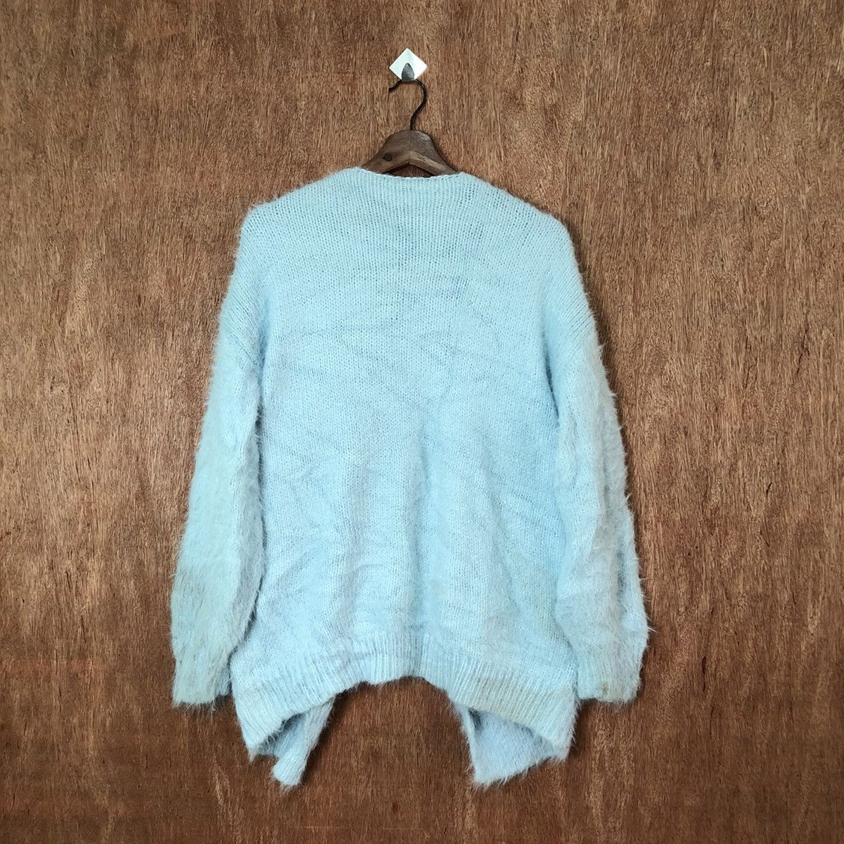 Aran Isles Knitwear Japanese Brand Shag Shaggy Fur Mohair Cardigan #6443DL Size US L / EU 52-54 / 3 - 4 Thumbnail