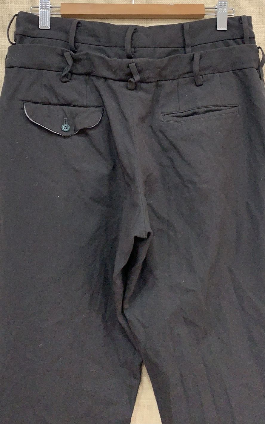 Comme des Garcons Homme Plus × Junya Watanabe Rare Archive 2002 double waistband distressed pant Size US 32 / EU 48 - 6 Thumbnail