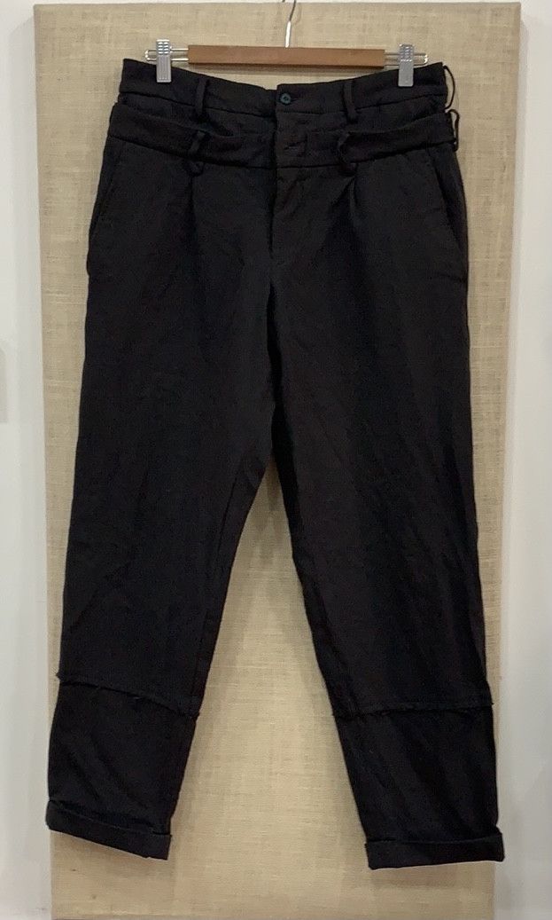 Comme des Garcons Homme Plus × Junya Watanabe Rare Archive 2002 double waistband distressed pant Size US 32 / EU 48 - 1 Thumbnail