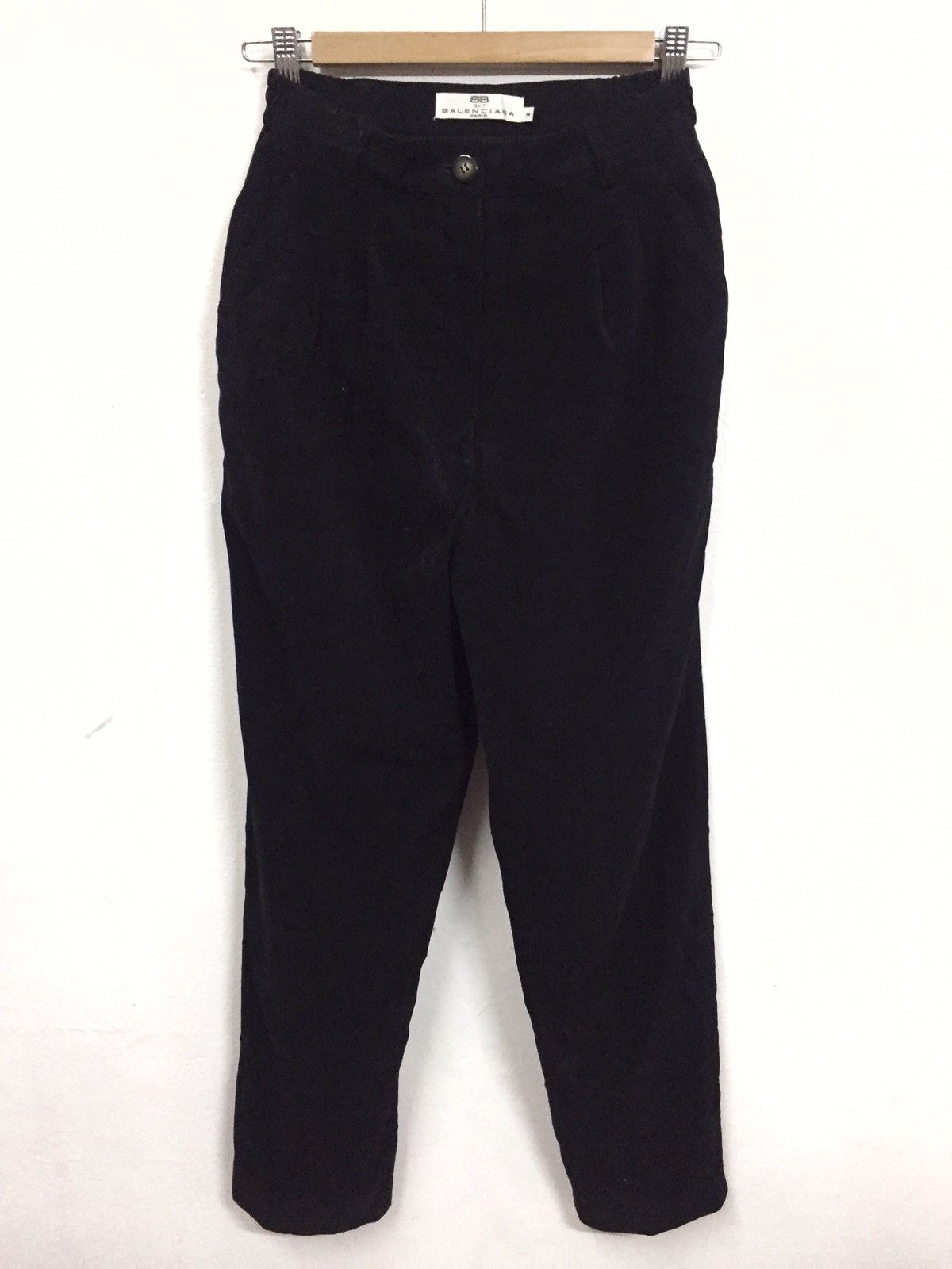 Balenciaga Classic 80s Balenciaga Paris ™️ Logo Slim Pants Size US 26 / EU 42 - 1 Thumbnail