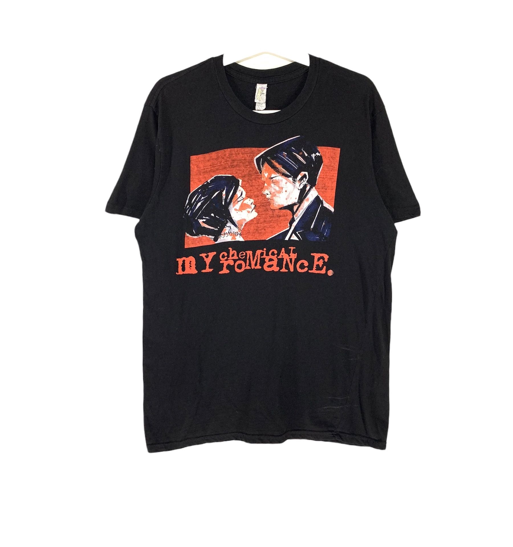 Herren Langarm T-Shirt Vintage Chemical Logo - Baumwolle Schwarz Band Merch