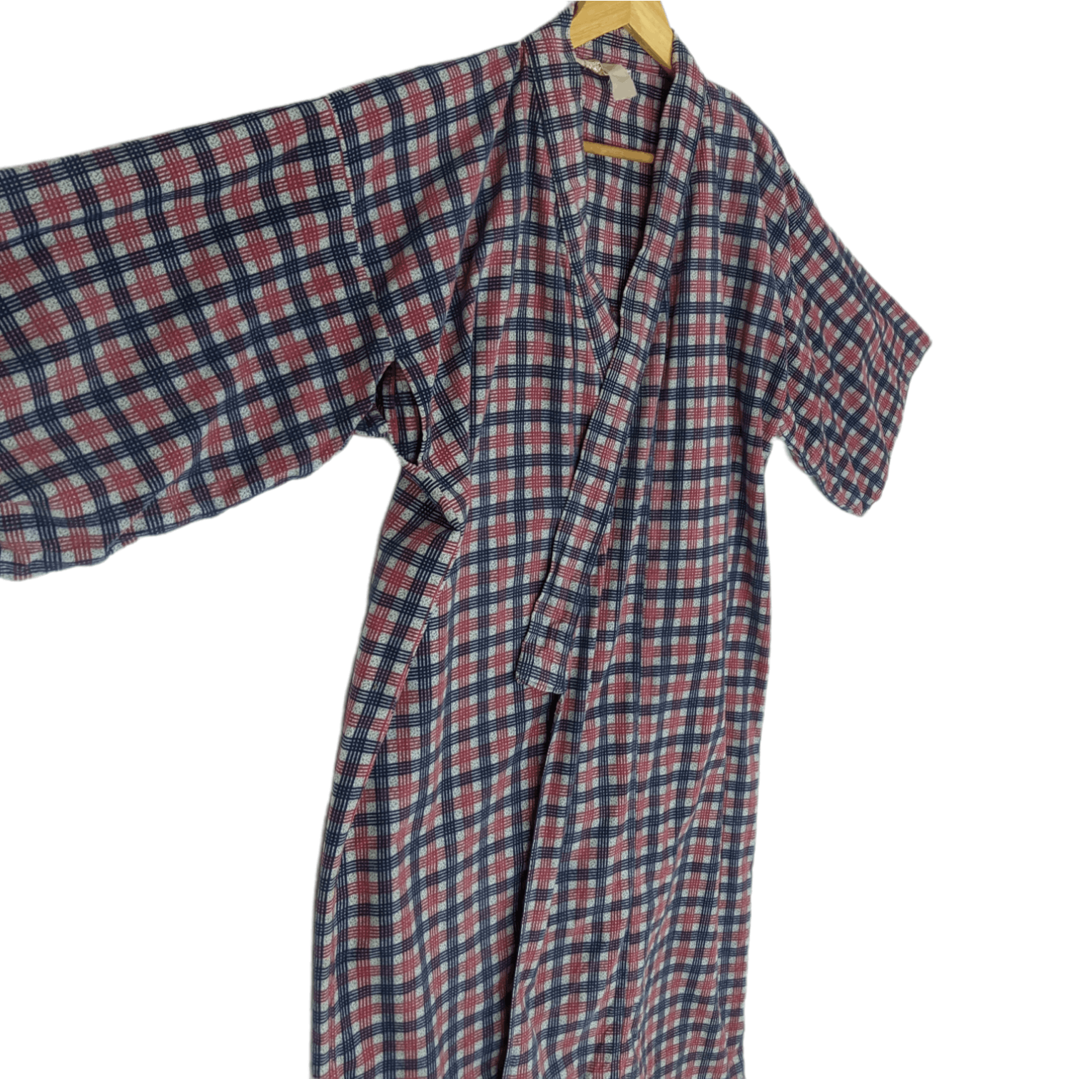 Japanese Brand JAPAN Vintage 90's Check Nice Design Tailoring Kimono Size US M / EU 48-50 / 2 - 3 Thumbnail