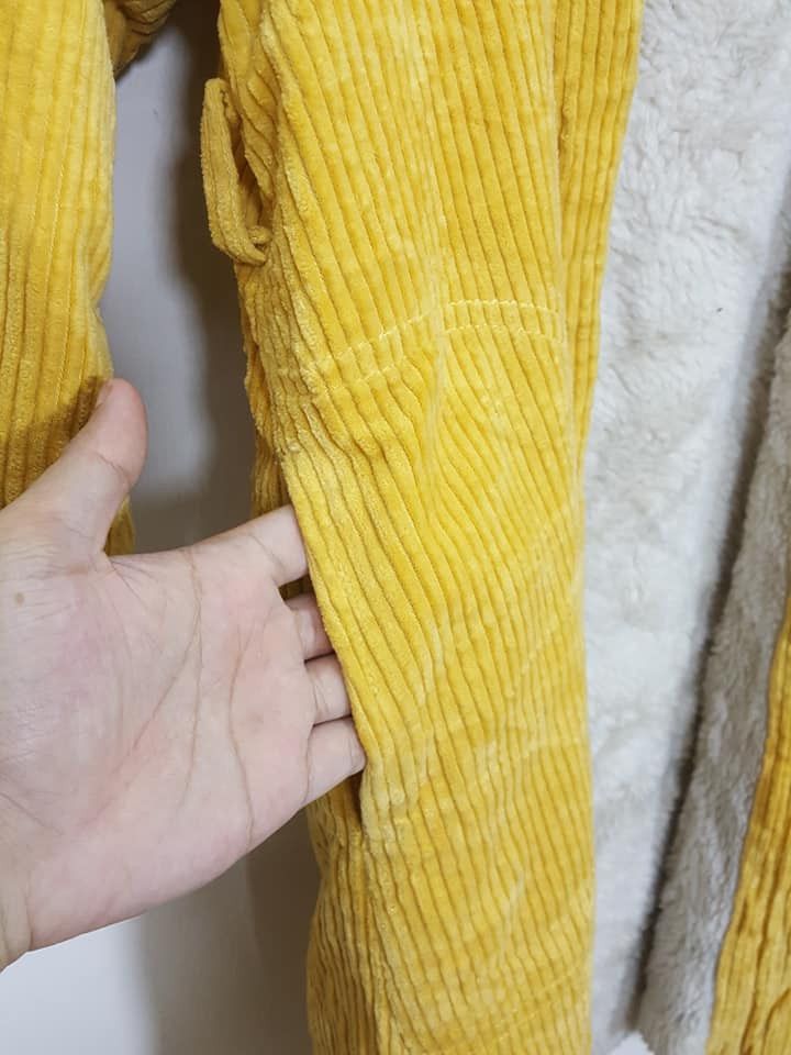 Japanese Brand Sherpa Corduroy Oversized Winter Strretwear Trench Jacket Size US M / EU 48-50 / 2 - 12 Thumbnail