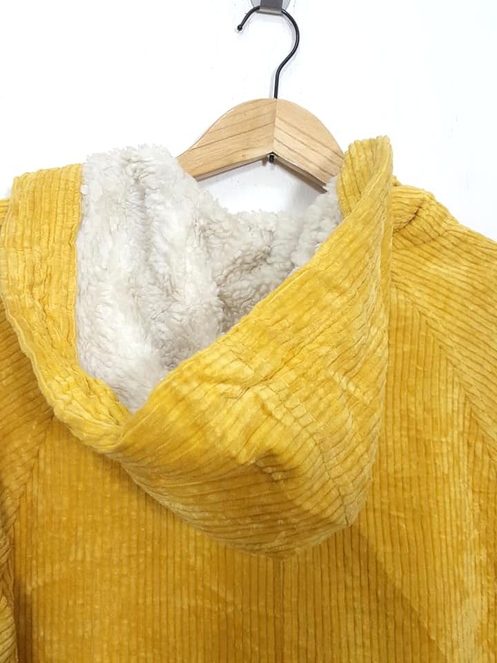 Japanese Brand Sherpa Corduroy Oversized Winter Strretwear Trench Jacket Size US M / EU 48-50 / 2 - 9 Thumbnail