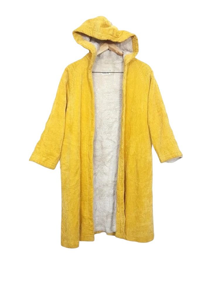 Japanese Brand Sherpa Corduroy Oversized Winter Strretwear Trench Jacket Size US M / EU 48-50 / 2 - 2 Thumbnail