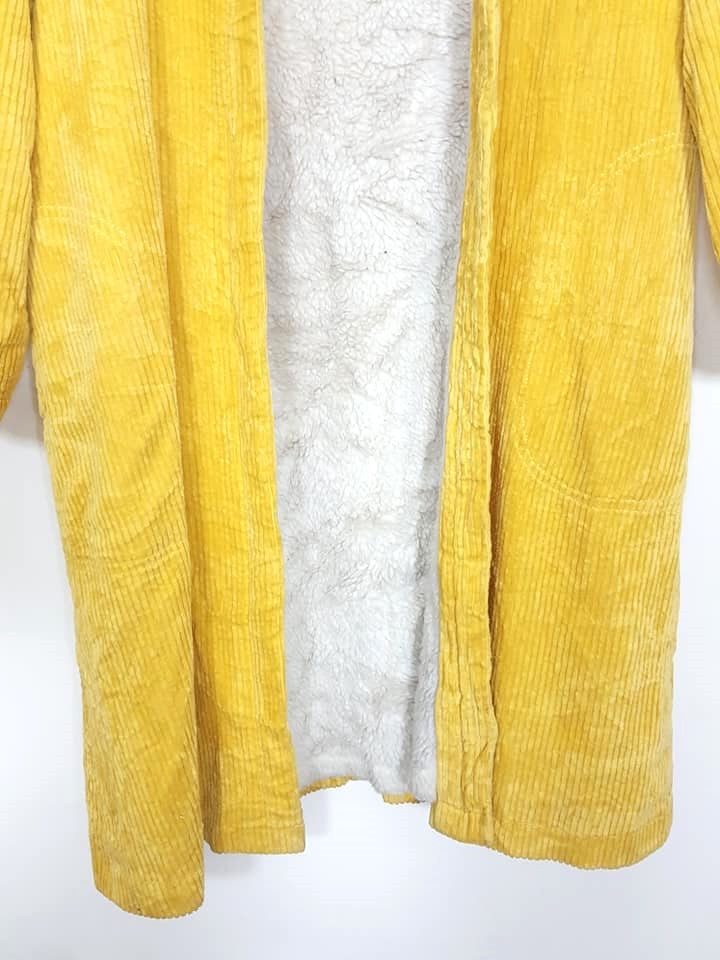 Japanese Brand Sherpa Corduroy Oversized Winter Strretwear Trench Jacket Size US M / EU 48-50 / 2 - 11 Thumbnail