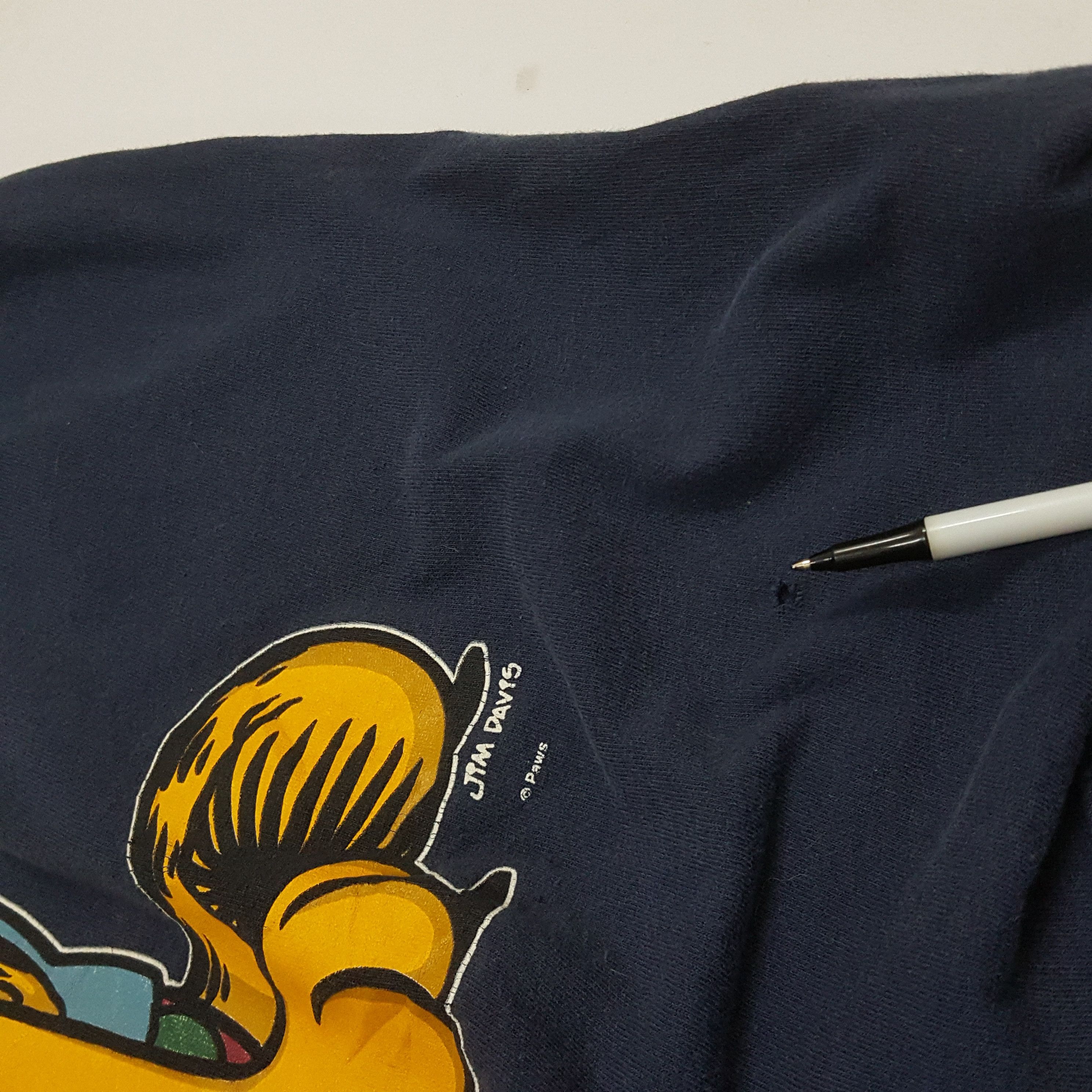 Vintage Vintage 90's Garfield by Jim Davis Design t-shirt Size US L / EU 52-54 / 3 - 5 Thumbnail