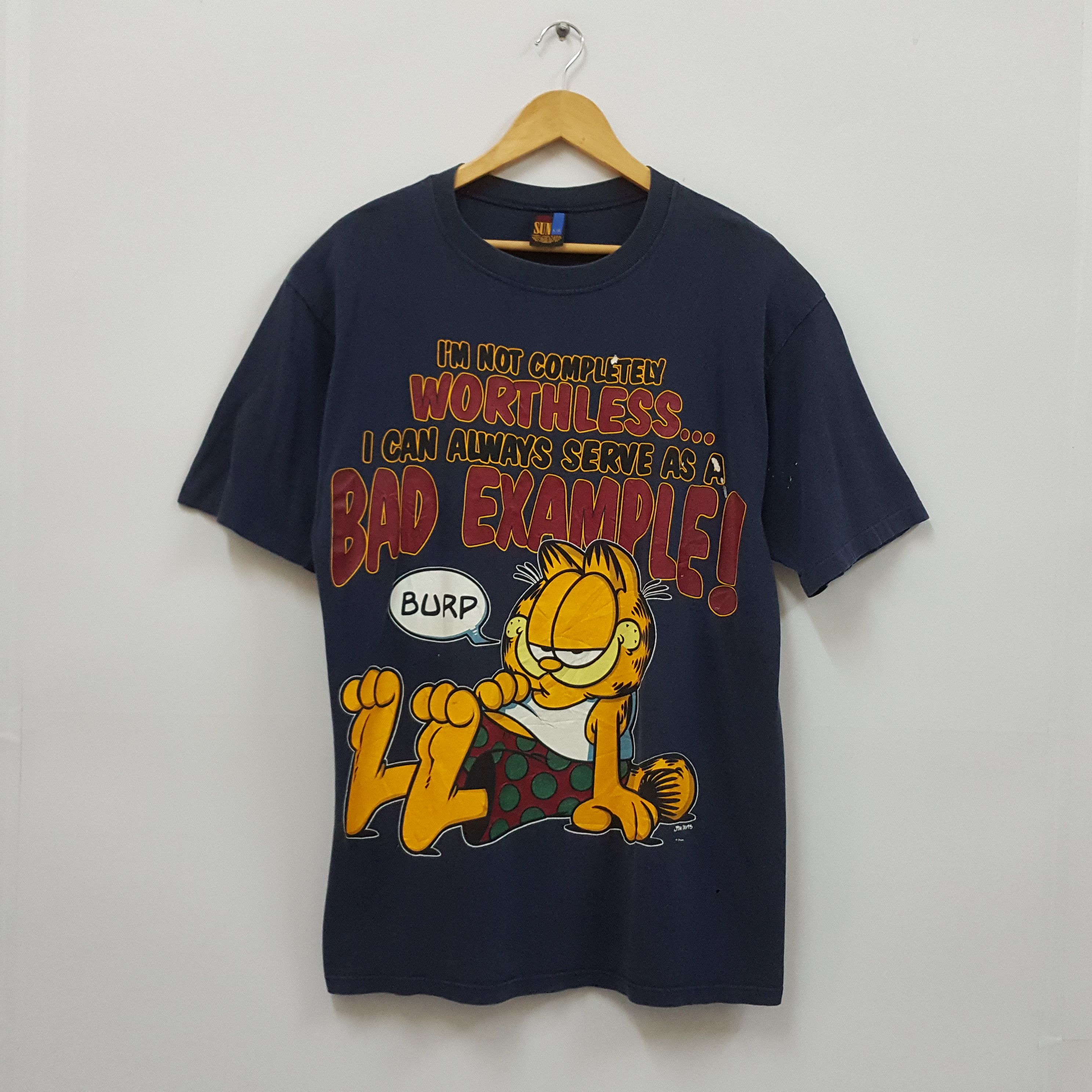Vintage Vintage 90's Garfield by Jim Davis Design t-shirt Size US L / EU 52-54 / 3 - 1 Thumbnail