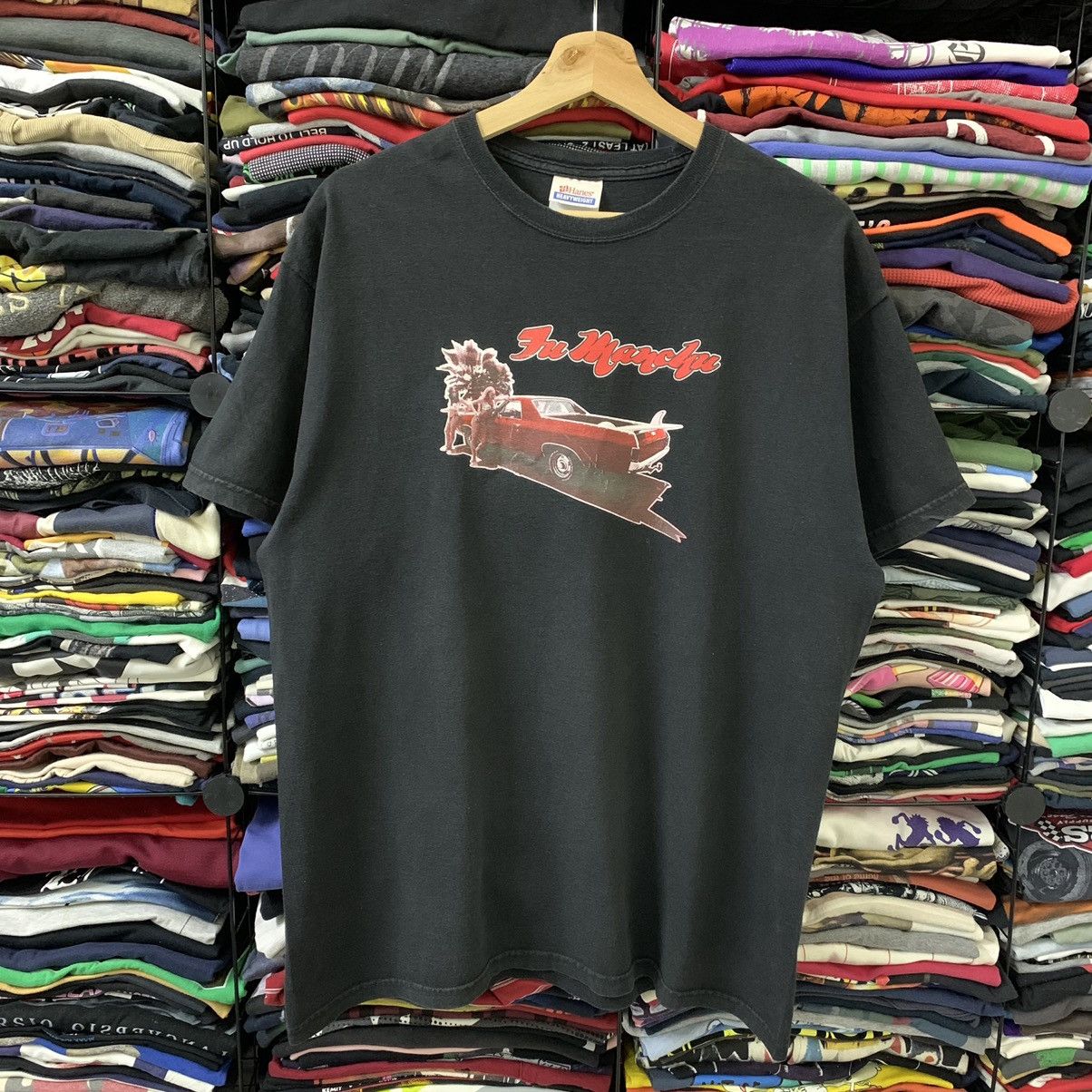 Band Tees × Vintage VTG FU MANCHU Size US L / EU 52-54 / 3 - 1 Thumbnail