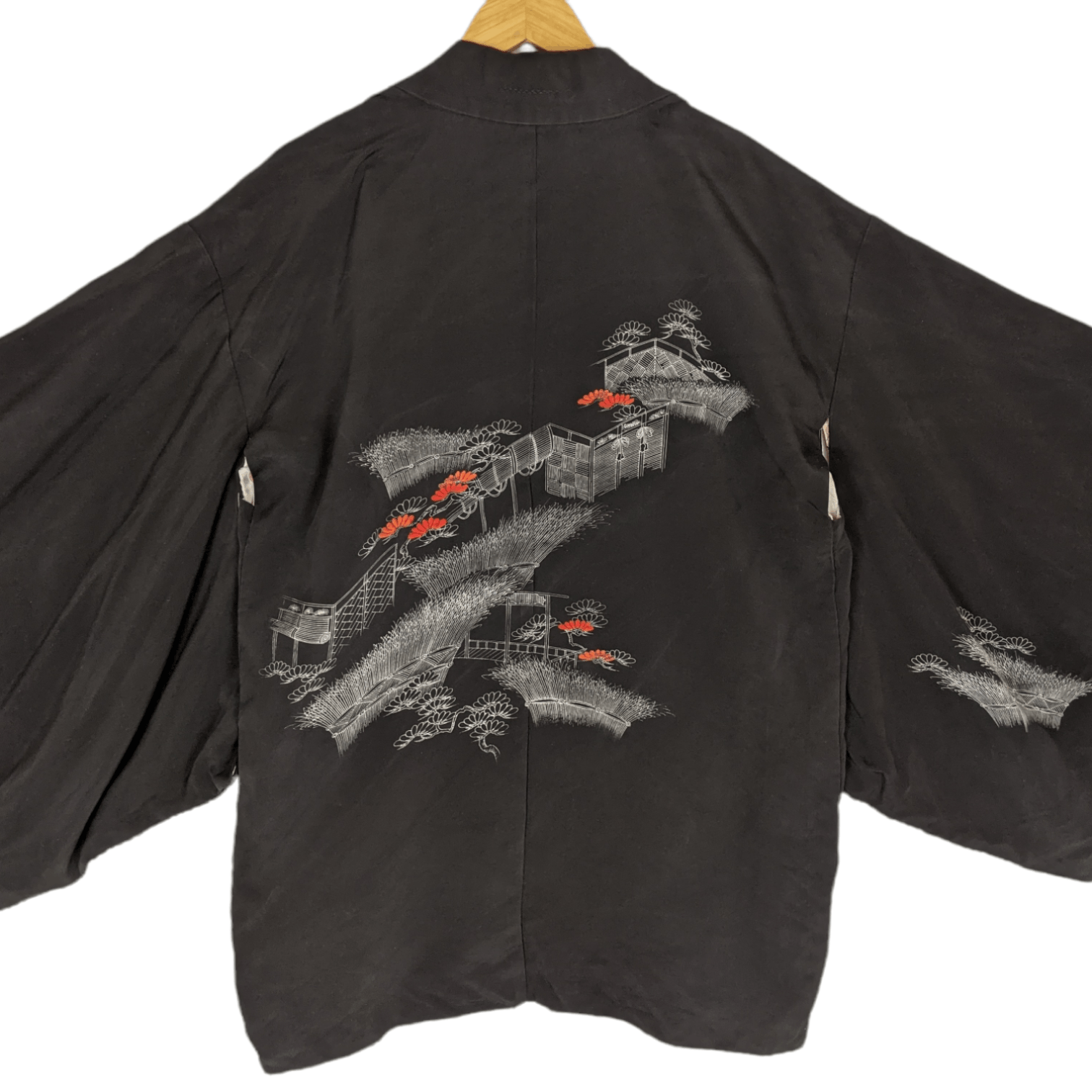 Japanese Brand JAPAN Vintage Hokusai Meiji Nice Design Tailoring Kimono Size US L / EU 52-54 / 3 - 6 Thumbnail