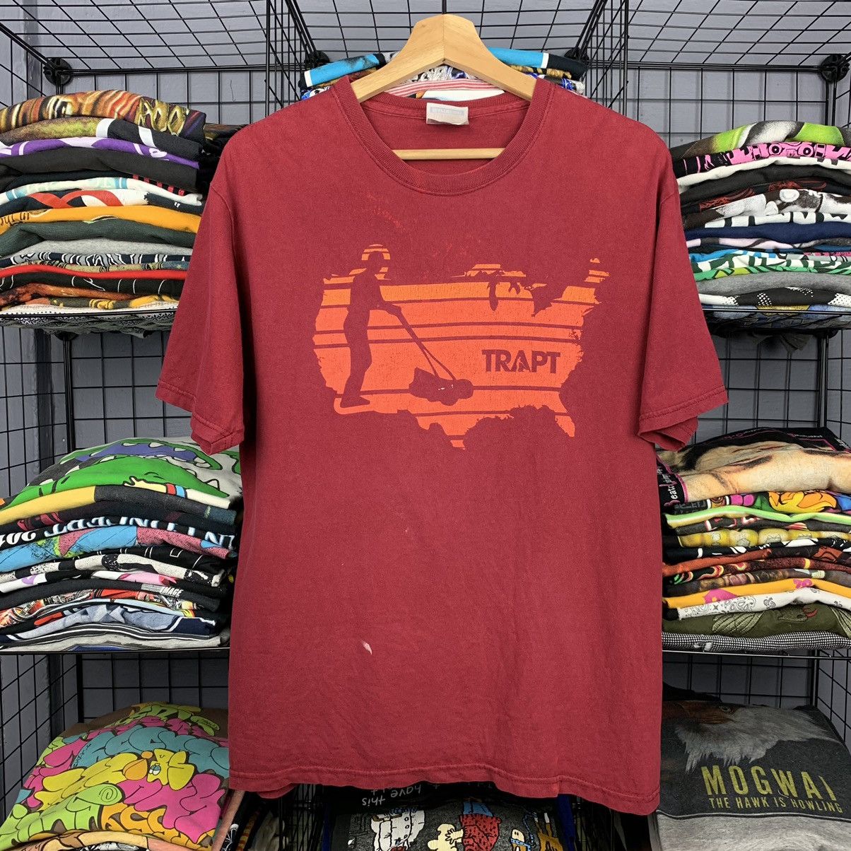 Band Tees × Vintage VTG TRAPT american rock band 2004 tour Size US M / EU 48-50 / 2 - 1 Thumbnail