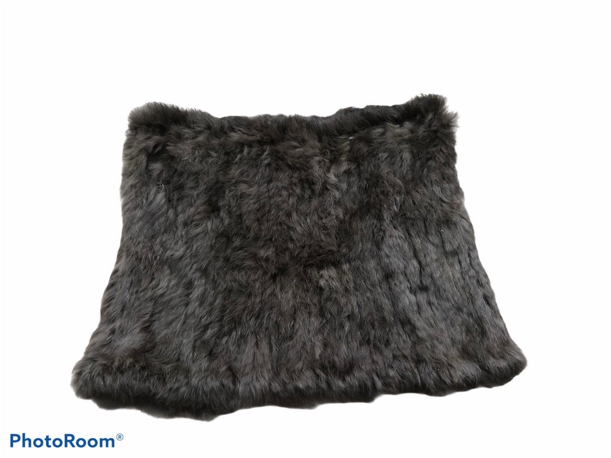 Yves Salomon ❌Drop-DELETE🔥 Rabbit Fur by YVES SOLOMON Snood Scarf Size ONE SIZE - 2 Thumbnail