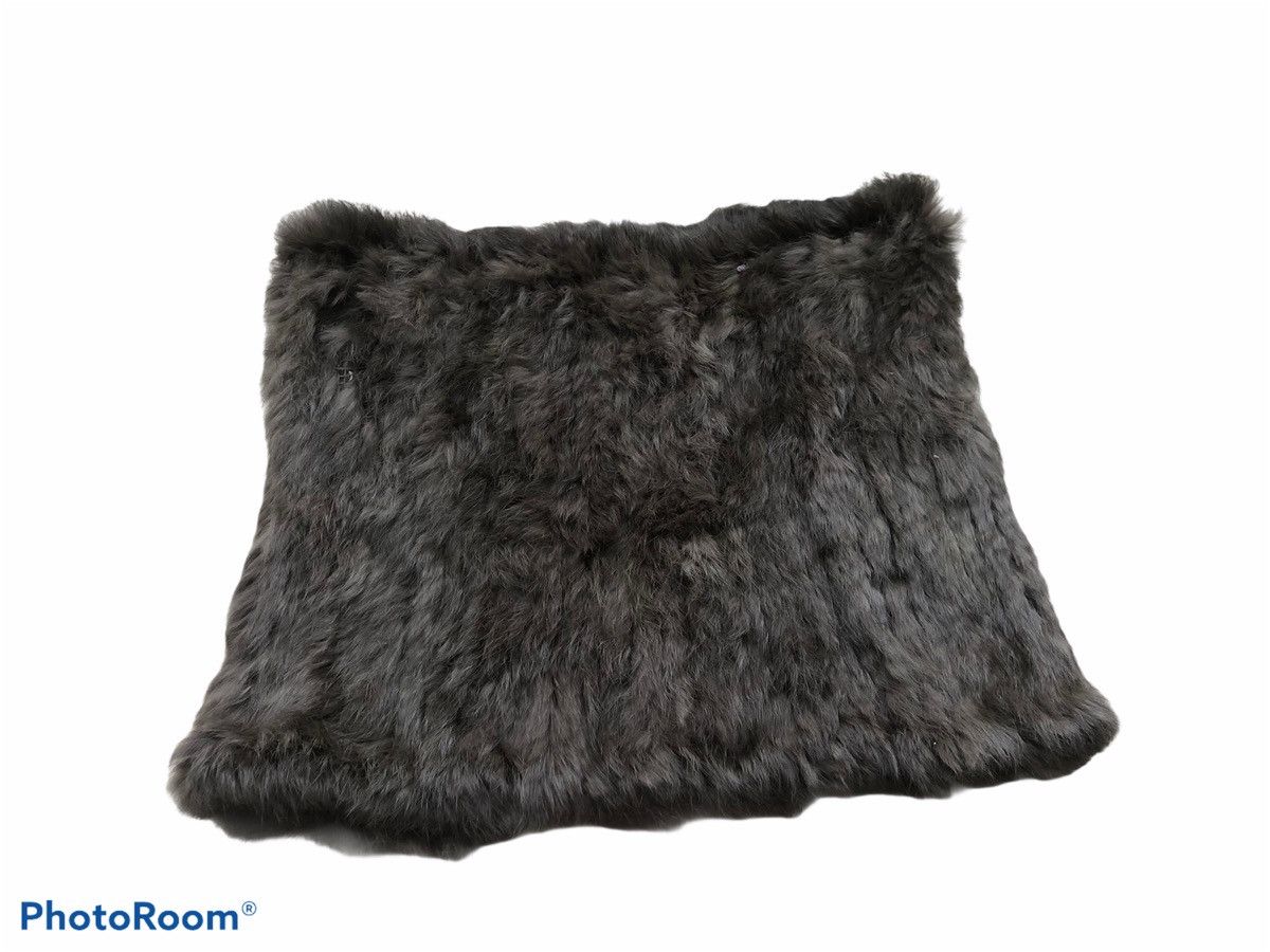 Yves Salomon ❌Drop-DELETE🔥 Rabbit Fur by YVES SOLOMON Snood Scarf Size ONE SIZE - 4 Thumbnail