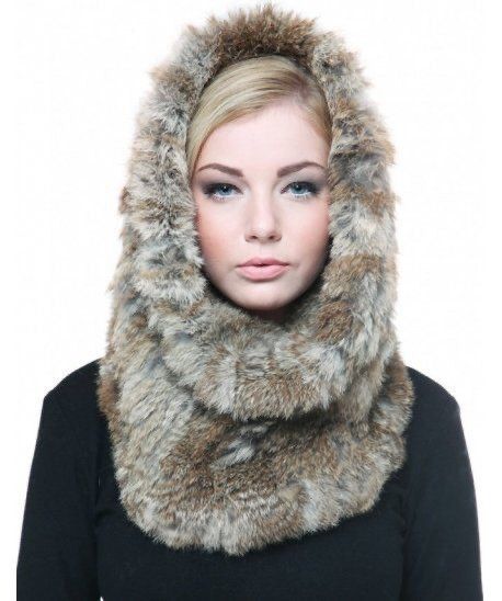 Yves Salomon ❌Drop-DELETE🔥 Rabbit Fur by YVES SOLOMON Snood Scarf Size ONE SIZE - 1 Thumbnail