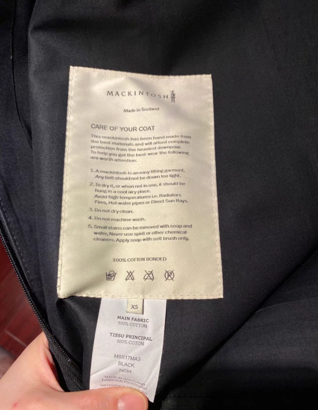 Vetements Vetements VTM x Mackintosh Long Black Coat Size US XS / EU 42 / 0 - 3 Thumbnail