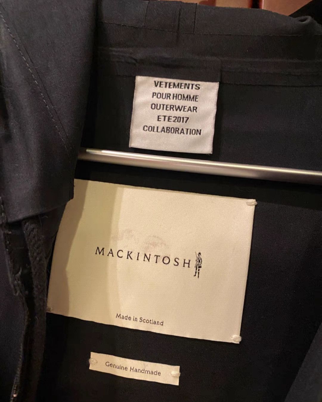 Vetements Vetements VTM x Mackintosh Long Black Coat Size US XS / EU 42 / 0 - 4 Thumbnail