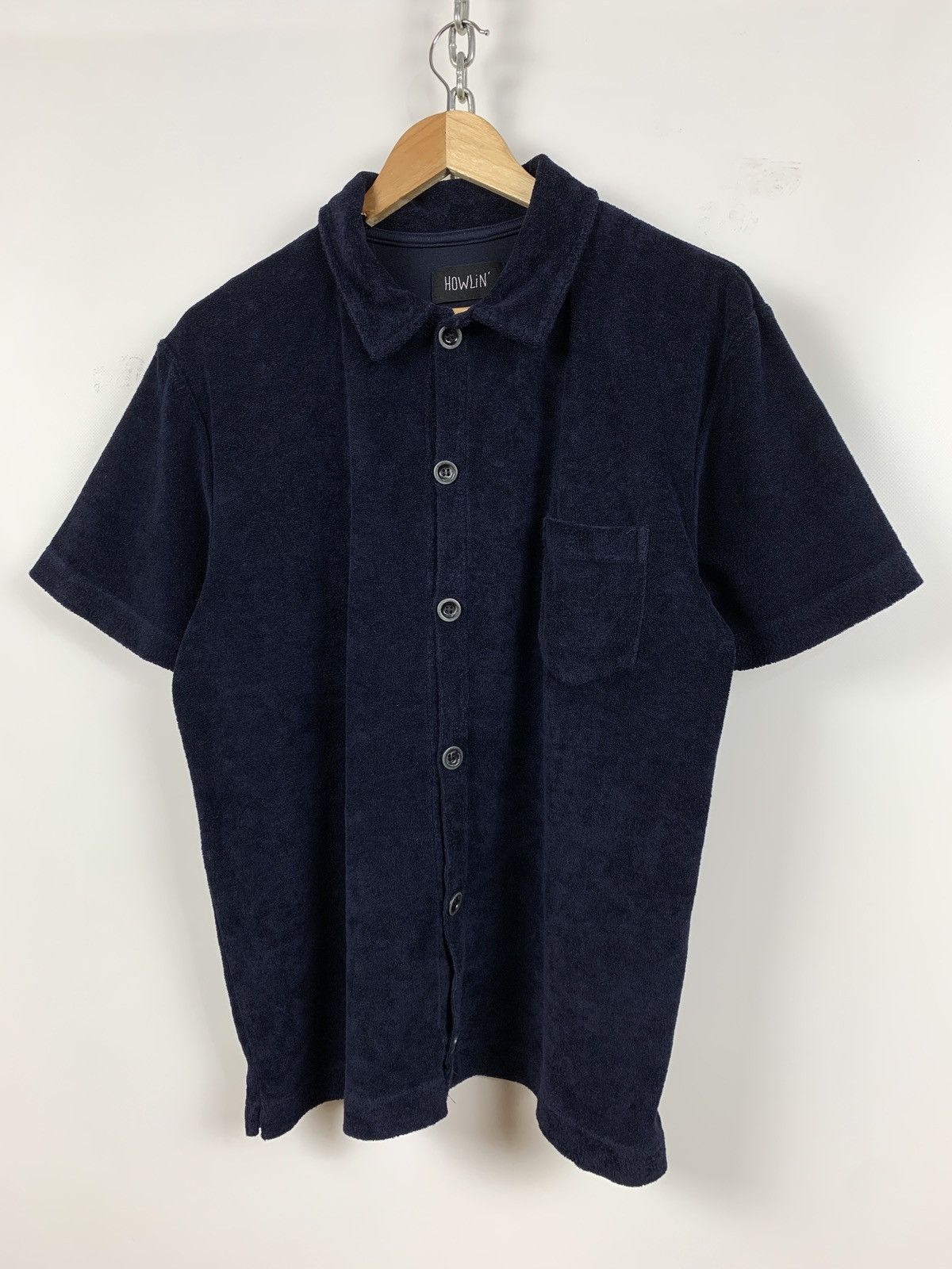 Howlin By Morrison Howlin Terry Towelling Short Sleeve Shirt Size US M / EU 48-50 / 2 - 1 Thumbnail