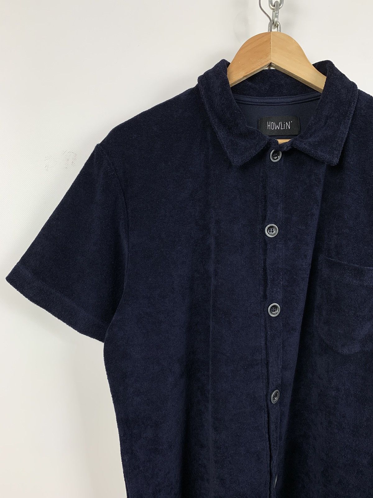 Howlin By Morrison Howlin Terry Towelling Short Sleeve Shirt Size US M / EU 48-50 / 2 - 2 Thumbnail