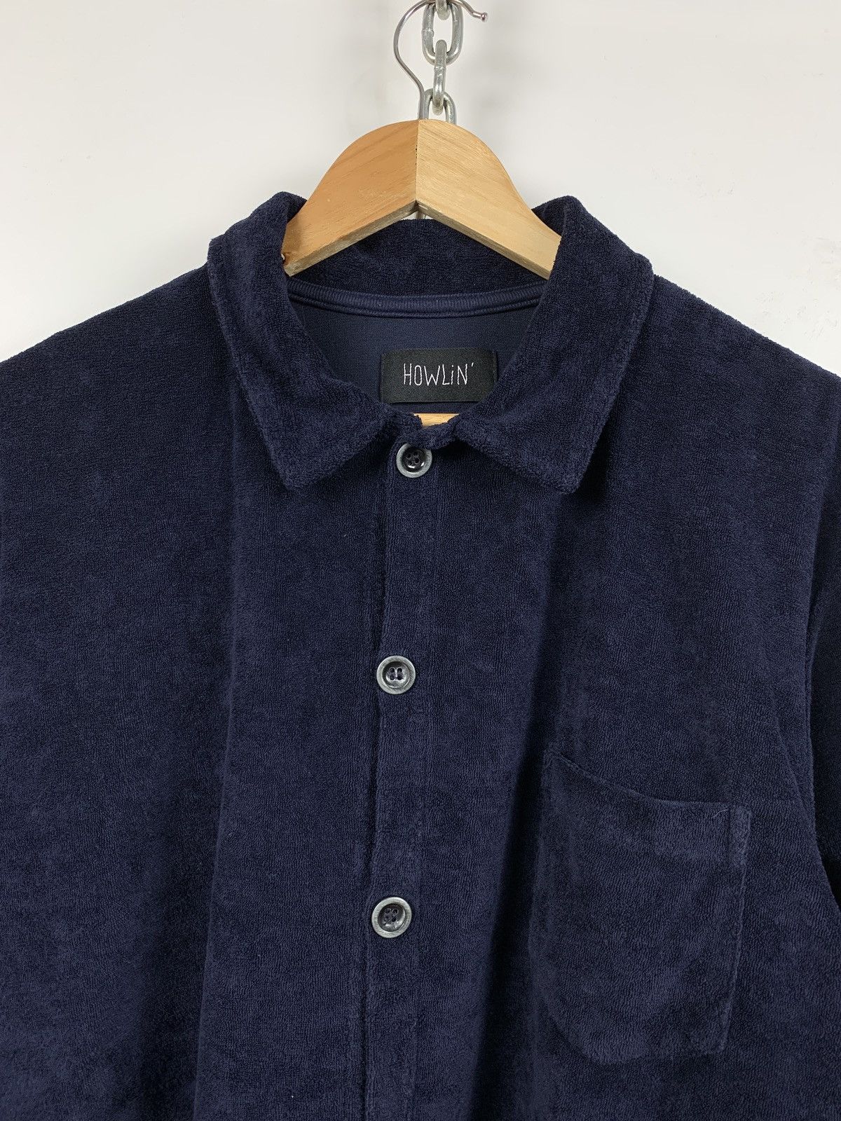 Howlin By Morrison Howlin Terry Towelling Short Sleeve Shirt Size US M / EU 48-50 / 2 - 5 Thumbnail