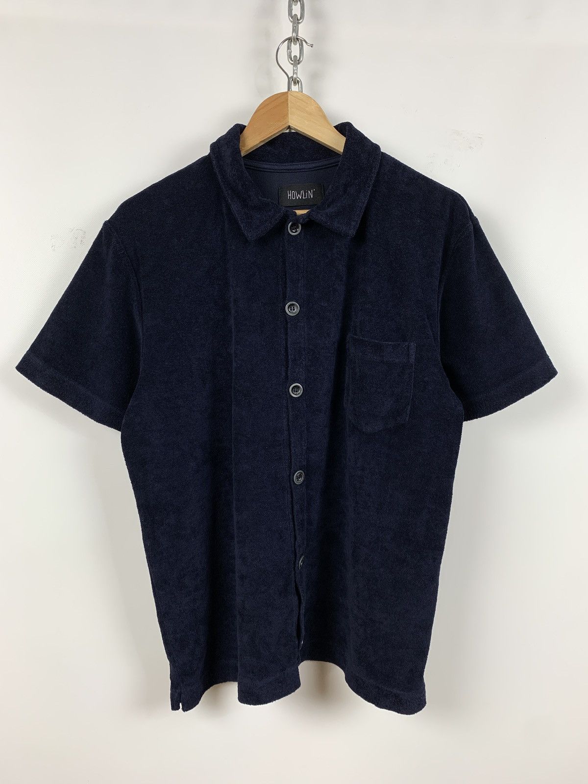 Howlin By Morrison Howlin Terry Towelling Short Sleeve Shirt Size US M / EU 48-50 / 2 - 3 Thumbnail