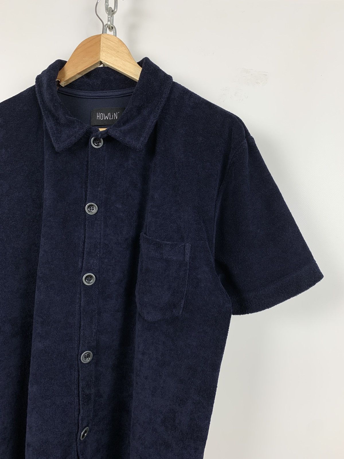 Howlin By Morrison Howlin Terry Towelling Short Sleeve Shirt Size US M / EU 48-50 / 2 - 4 Thumbnail