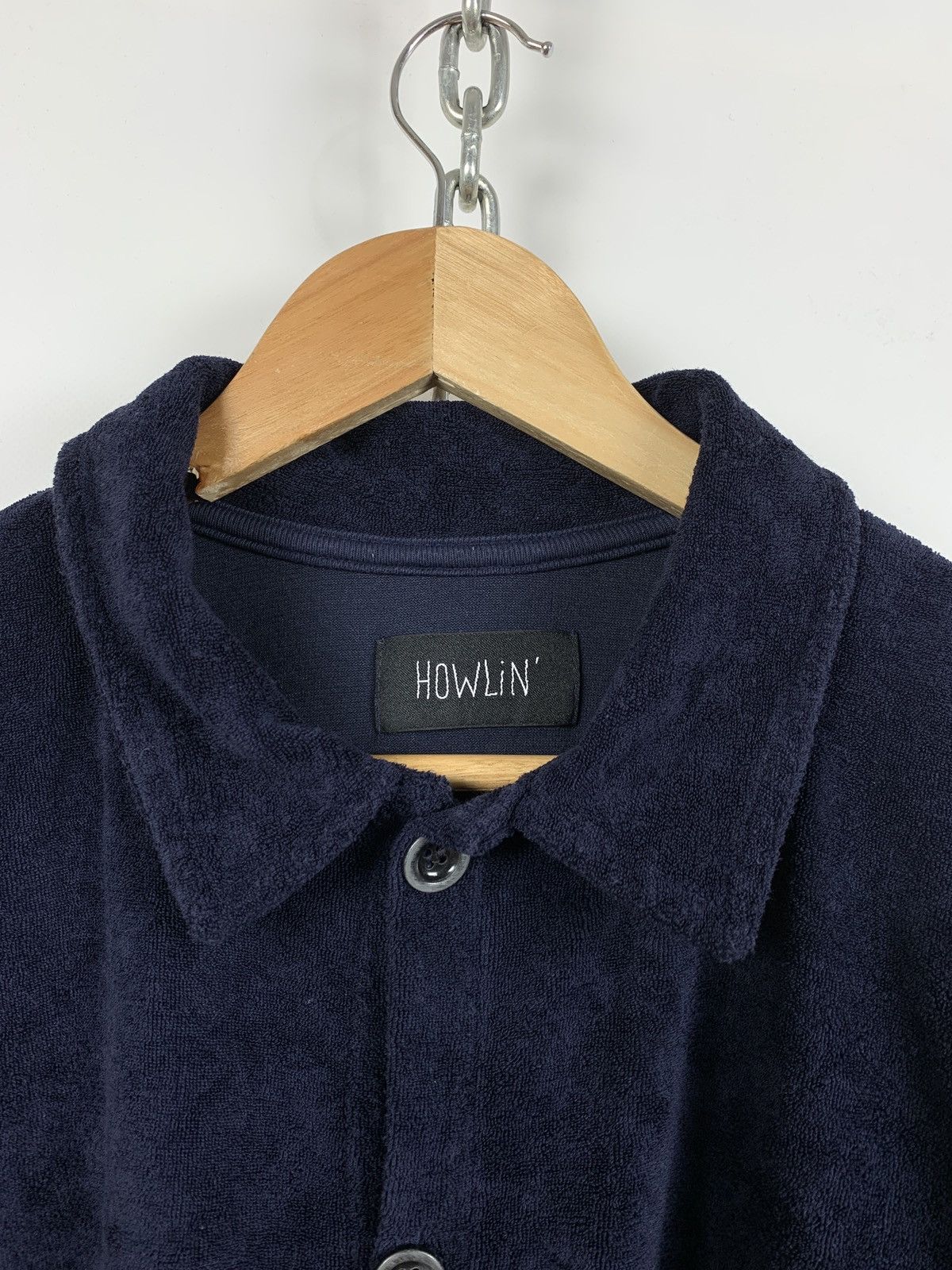 Howlin By Morrison Howlin Terry Towelling Short Sleeve Shirt Size US M / EU 48-50 / 2 - 11 Thumbnail