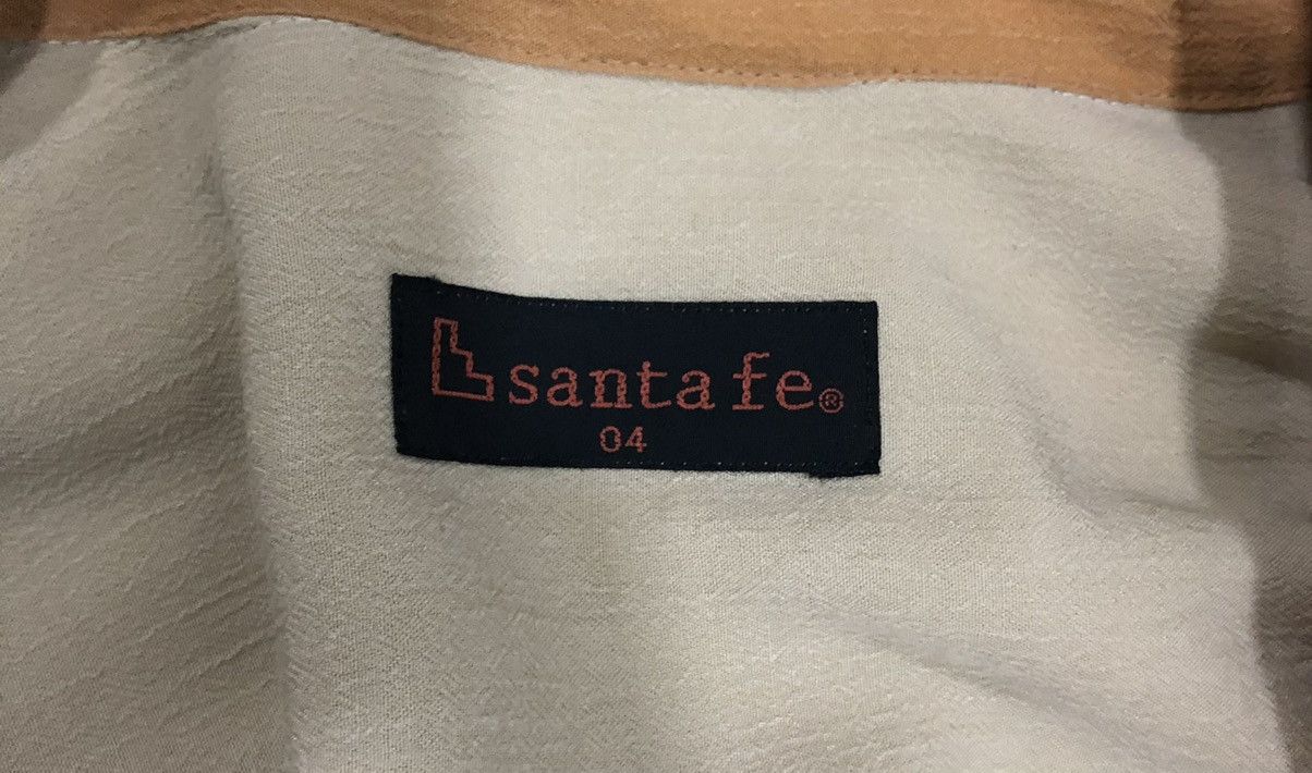 Designer × Japanese Brand Vintage Santa fe crep inspired shirt Button ups Size US L / EU 52-54 / 3 - 8 Thumbnail
