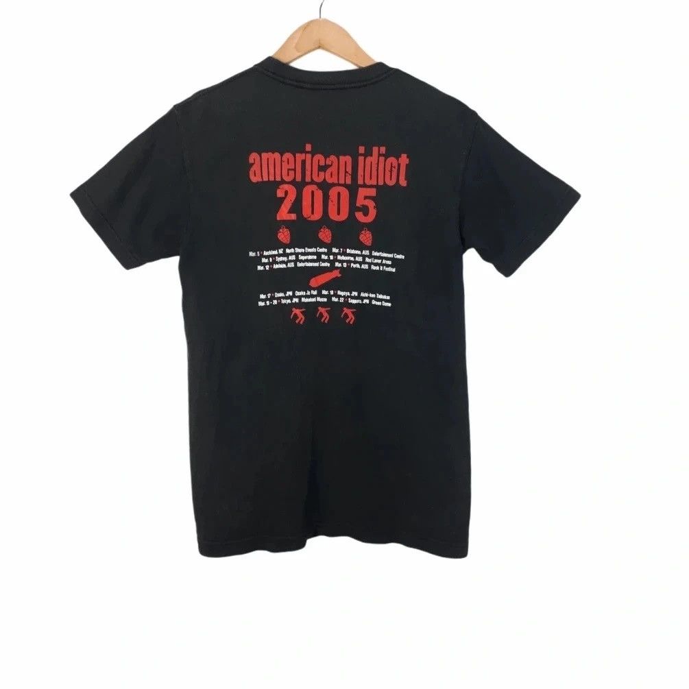 Band Tees × Vintage 2005 American Idiot Album by Green Day Tee shirt Size US S / EU 44-46 / 1 - 4 Thumbnail