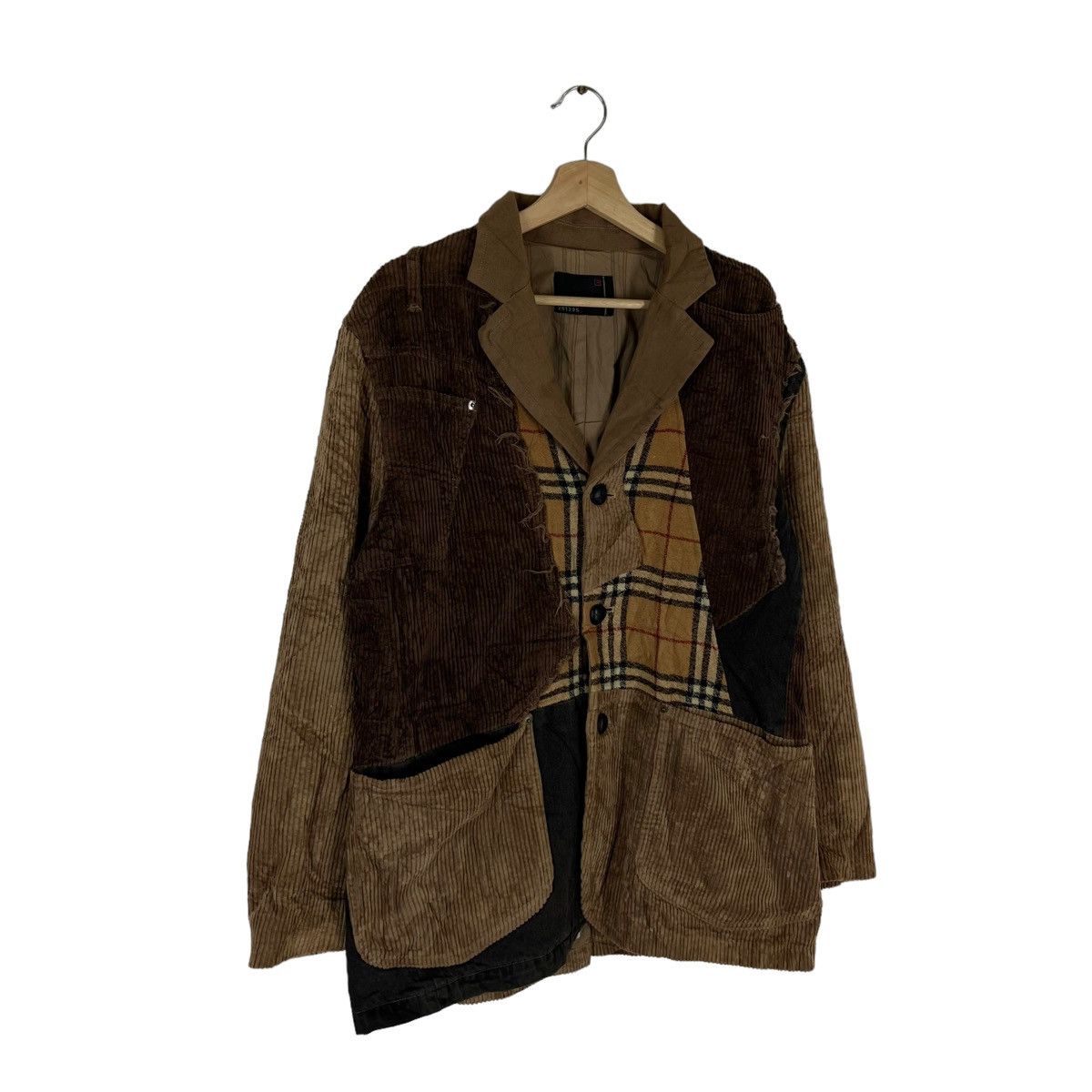 Japanese Brand RARE 291295 HOMME JACKET NOVA CHECK BURBERRY DESIGN Size US M / EU 48-50 / 2 - 2 Thumbnail