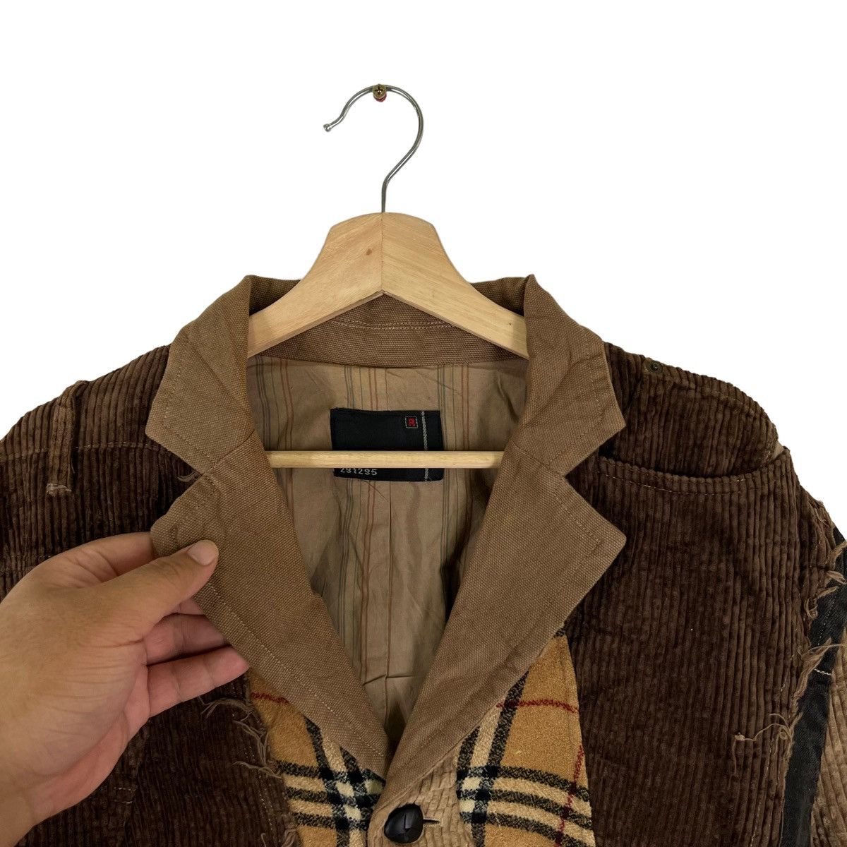 Japanese Brand RARE 291295 HOMME JACKET NOVA CHECK BURBERRY DESIGN Size US M / EU 48-50 / 2 - 8 Thumbnail