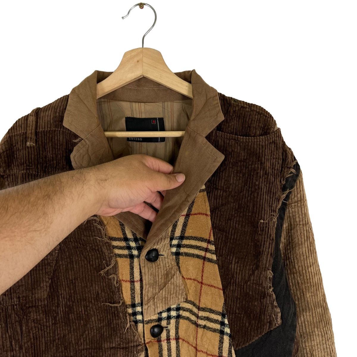 Japanese Brand RARE 291295 HOMME JACKET NOVA CHECK BURBERRY DESIGN Size US M / EU 48-50 / 2 - 5 Thumbnail