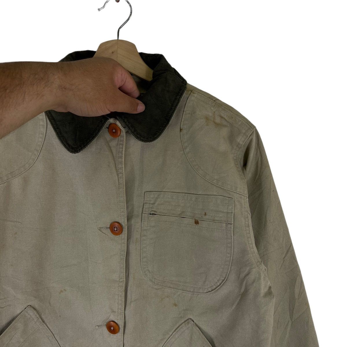 Japanese Brand VINTAGE DETROIT BLANKET LINING CARGO JACKET L.L.BEAN Size US M / EU 48-50 / 2 - 4 Thumbnail