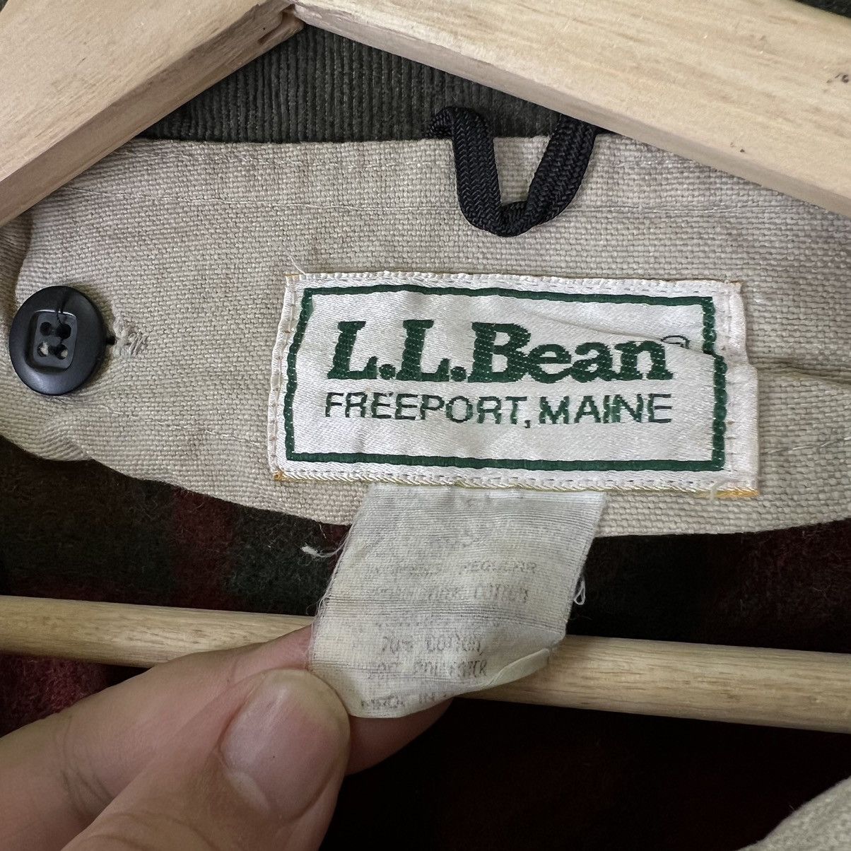 Japanese Brand VINTAGE DETROIT BLANKET LINING CARGO JACKET L.L.BEAN Size US M / EU 48-50 / 2 - 9 Thumbnail