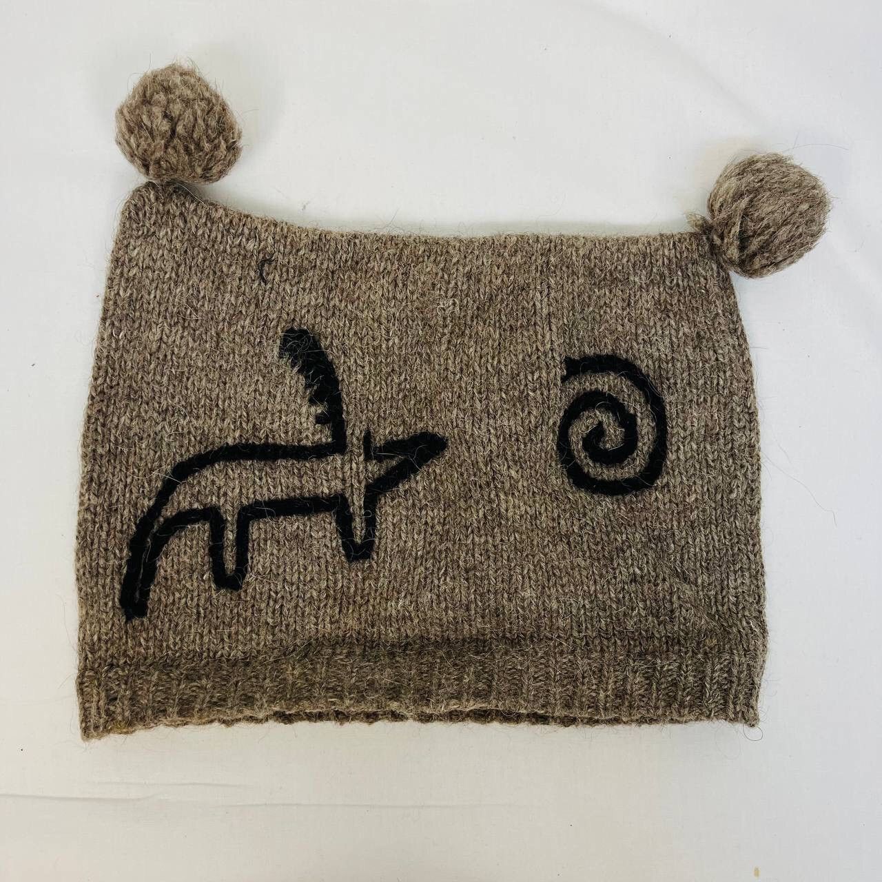 Vintage JAPANESE HORN EAR BEANIE HAT Size ONE SIZE - 2 Thumbnail