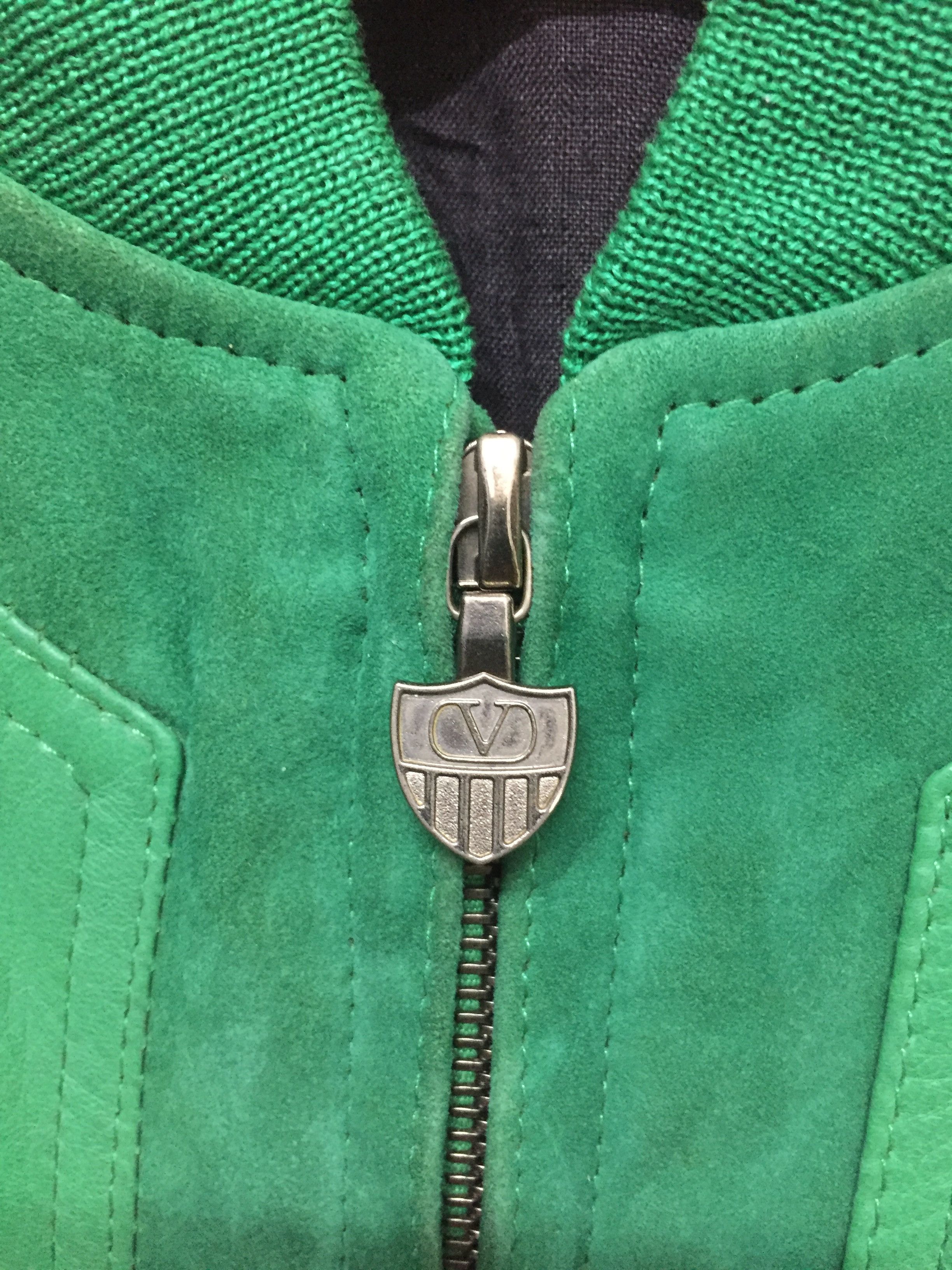 Valentino 90's Valentino patch work bomber leather jacket suede Size US M / EU 48-50 / 2 - 6 Thumbnail
