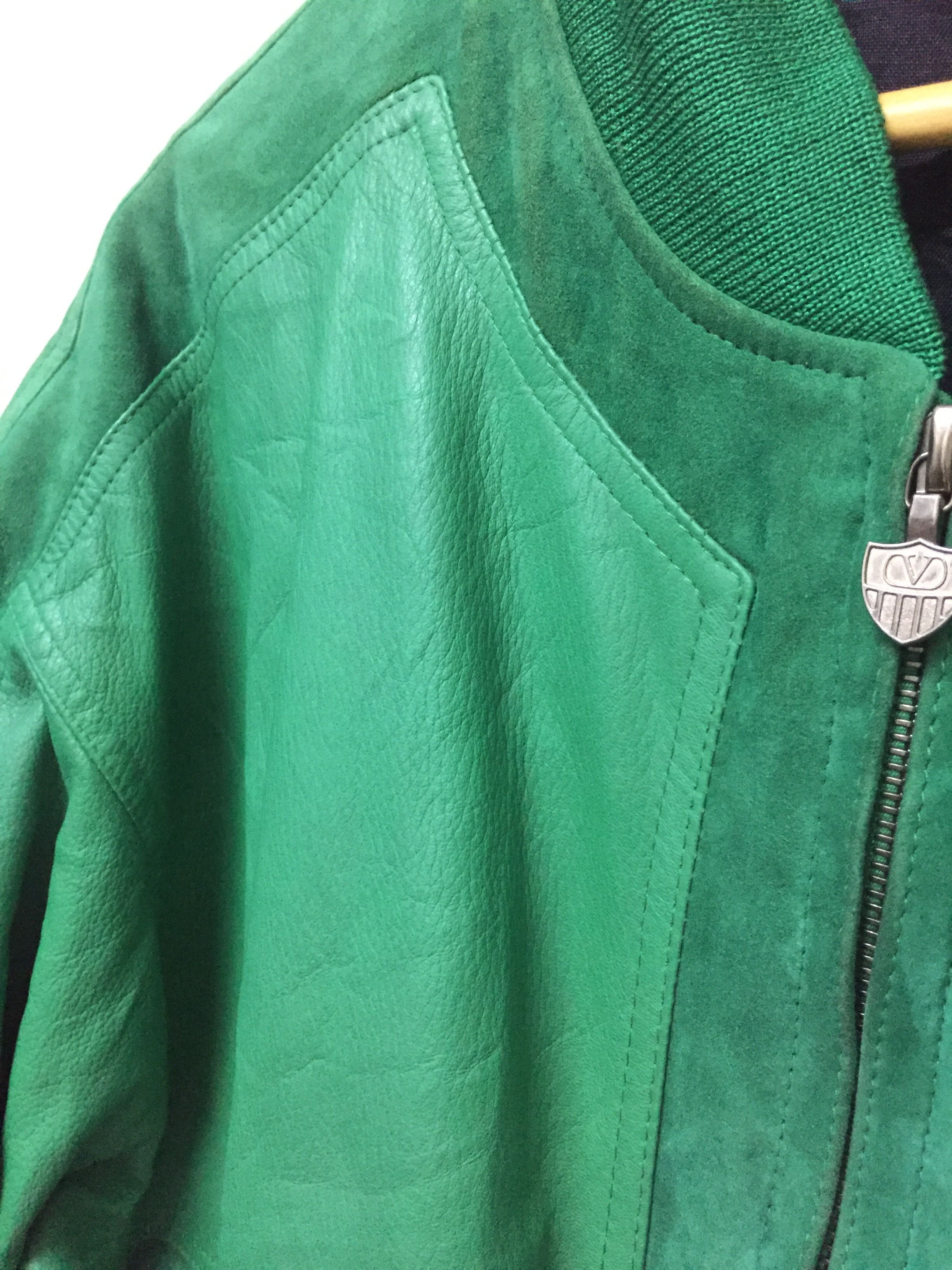 Valentino 90's Valentino patch work bomber leather jacket suede Size US M / EU 48-50 / 2 - 7 Thumbnail