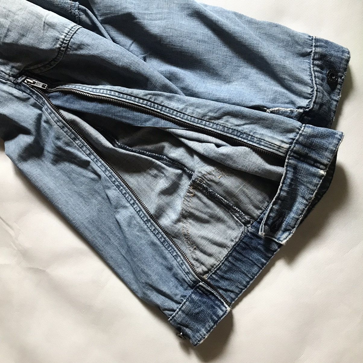 G-Star × Japanese Brand G Star Raw Denim patchwork denim Pant Size US 33 - 18 Thumbnail