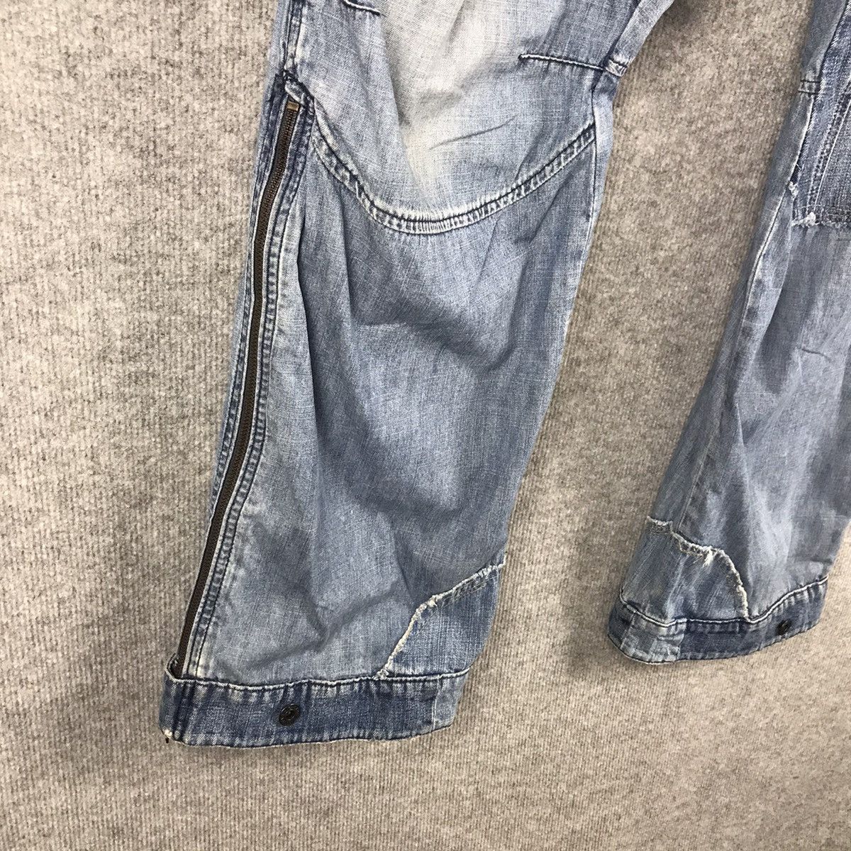 G-Star × Japanese Brand G Star Raw Denim patchwork denim Pant Size US 33 - 5 Thumbnail