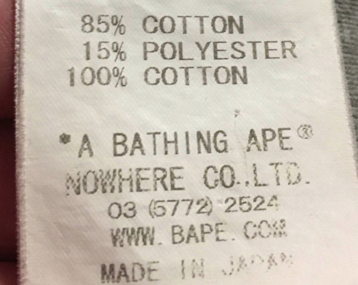 Bape Bape crew neck sweatshirt Size US M / EU 48-50 / 2 - 7 Thumbnail