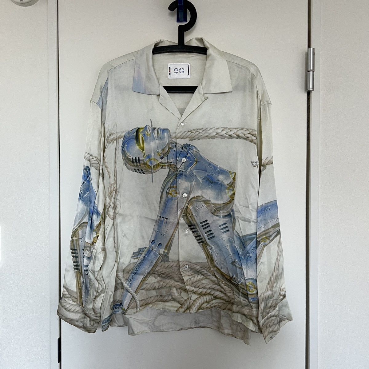 Club Sorayama Hajime Sorayama X 2G Tokyo Silk Satin Shirt | Grailed