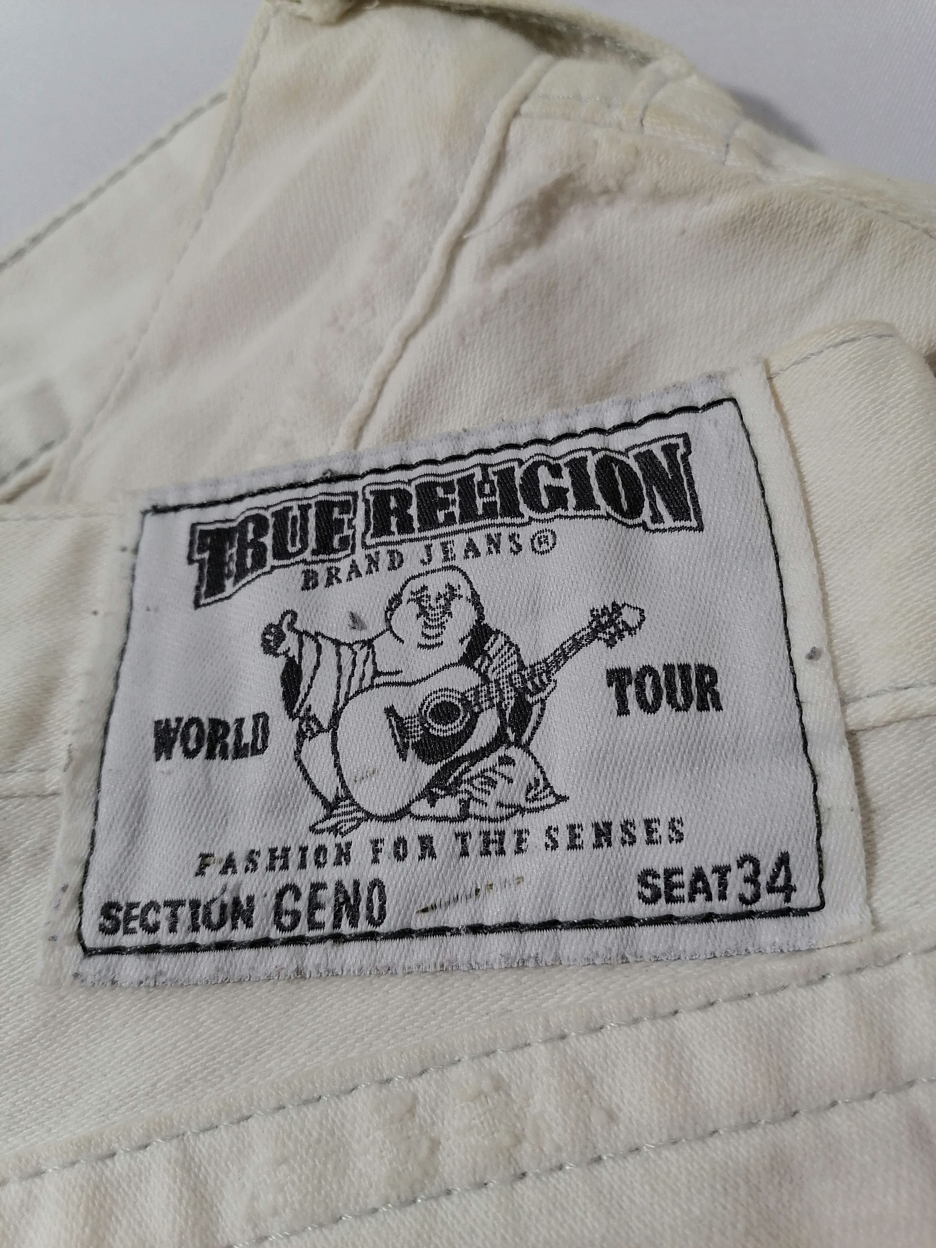 True Religion True Religion White Geno Jeans Size US 36 / EU 52 - 5 Thumbnail