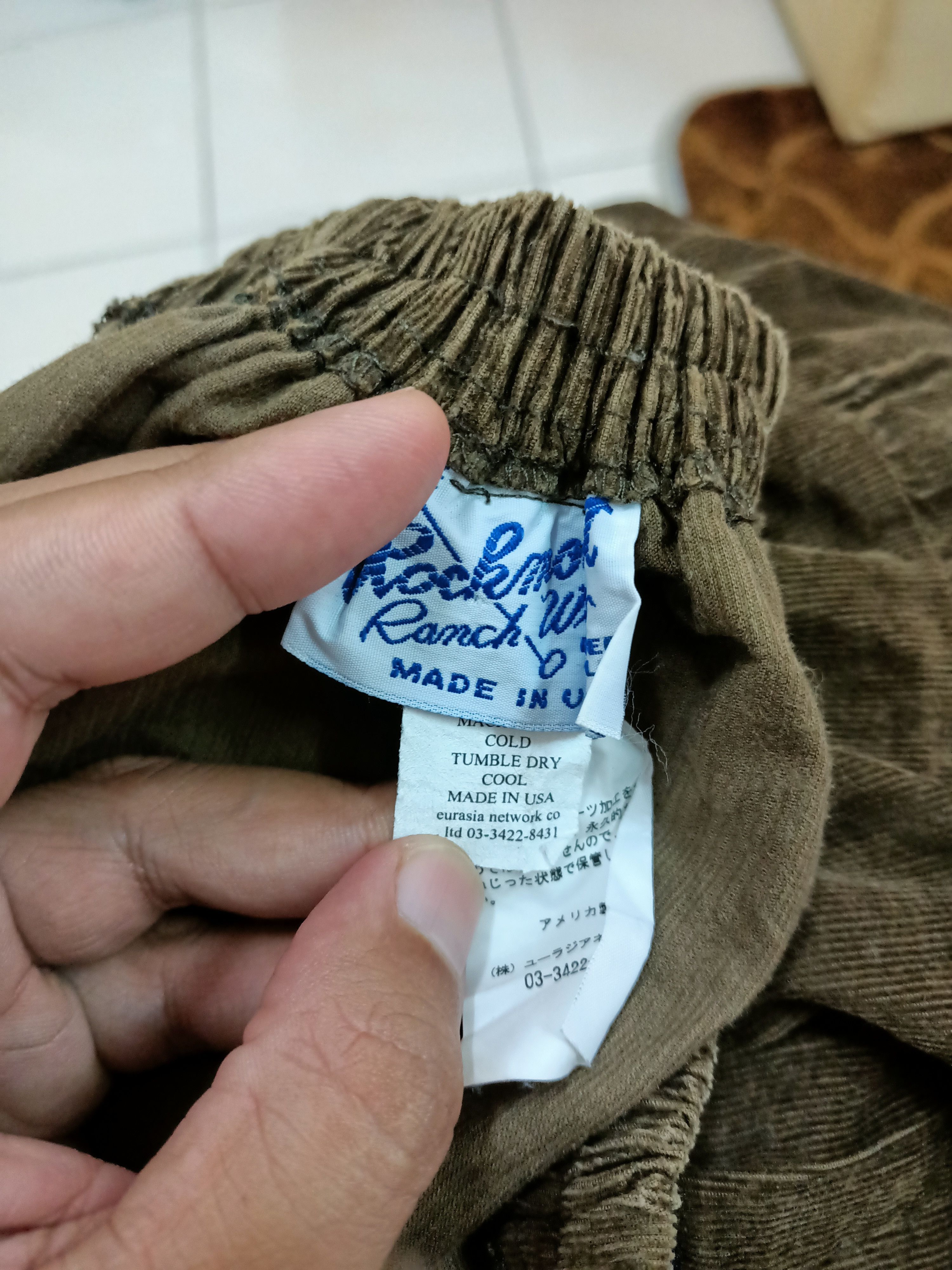 Rockmount Ranch Wear × Vintage Vintage Rockmount Ranchwear corduroy midi skirt Made in Usa Size 32" / US 10 / IT 46 - 5 Thumbnail