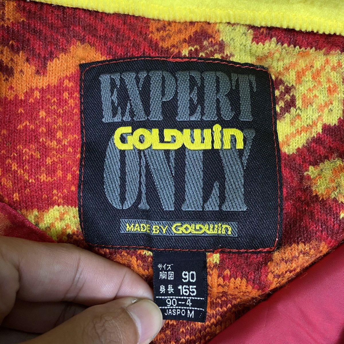 Goldwin × Japanese Brand × Vintage Vintage GOLDWIN Abstract Design Fleece Sweatshirt Pullover Size US M / EU 48-50 / 2 - 6 Thumbnail
