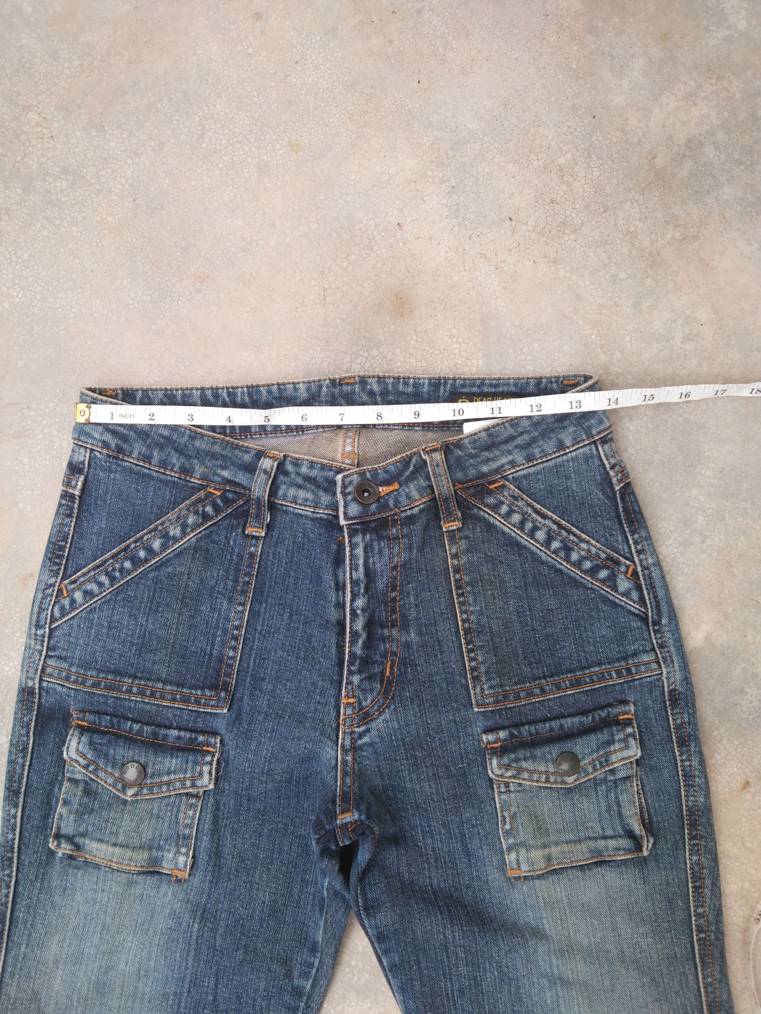 Japanese Brand × Jean × Vintage Vintage Flared Jeans 27x30 Size US 27 - 3 Thumbnail