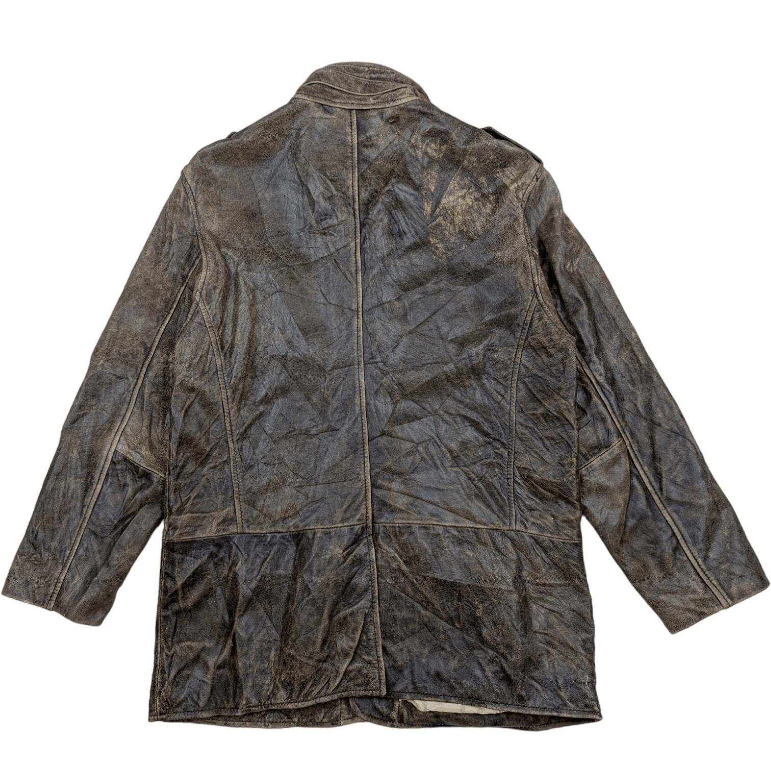 Pepe Jeans Japan PEPE JEANS Multipocket Military Style Leather Jacket Size US M / EU 48-50 / 2 - 6 Thumbnail