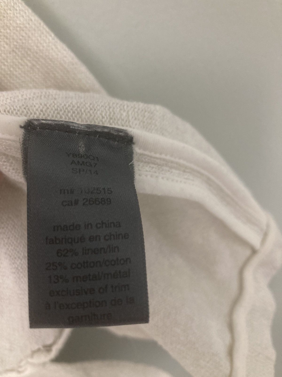 John Varvatos Crinkled linen sweater jacket. Small Size US S / EU 44-46 / 1 - 11 Thumbnail