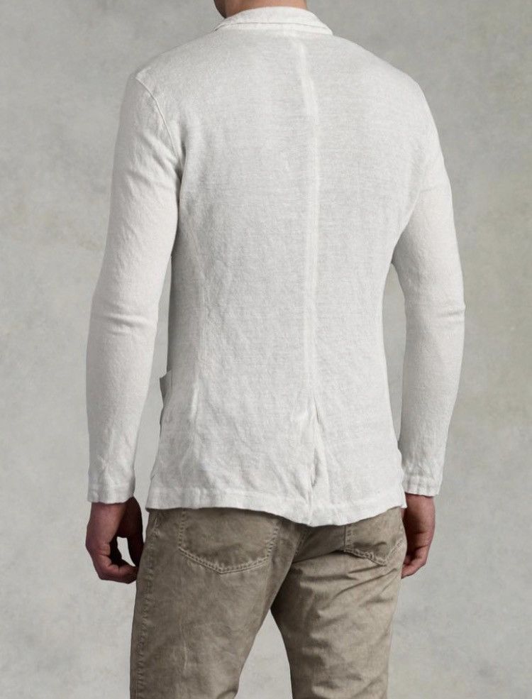 John Varvatos Crinkled linen sweater jacket. Small Size US S / EU 44-46 / 1 - 2 Thumbnail