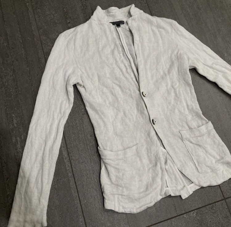 John Varvatos Crinkled linen sweater jacket. Small Size US S / EU 44-46 / 1 - 8 Thumbnail