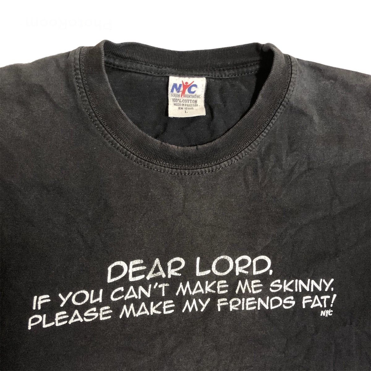 Vintage 90s Humor Funny Vintage T Shirt Size US L / EU 52-54 / 3 - 1 Thumbnail