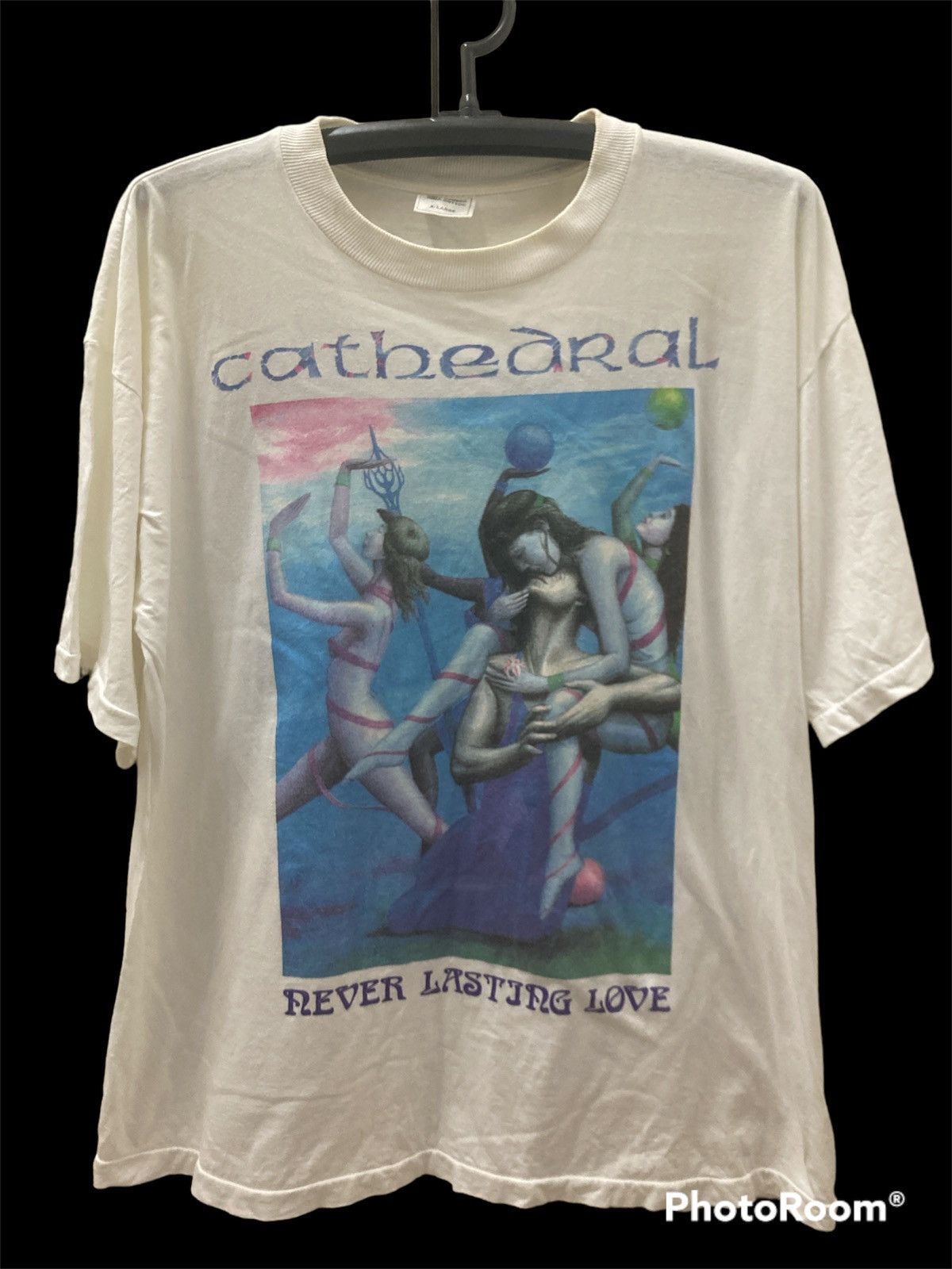 Band Tees × Vintage Vintage Cathedral band tshirt Size US XL / EU 56 / 4 - 1 Thumbnail